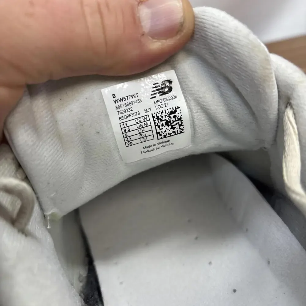 New Balance 577 SL-2 White Leather Walking Sneakers Mens Sz 11 - Picture 12 of 15